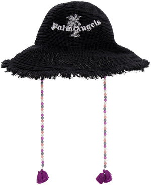 Wide-brimmed straw hats-1
